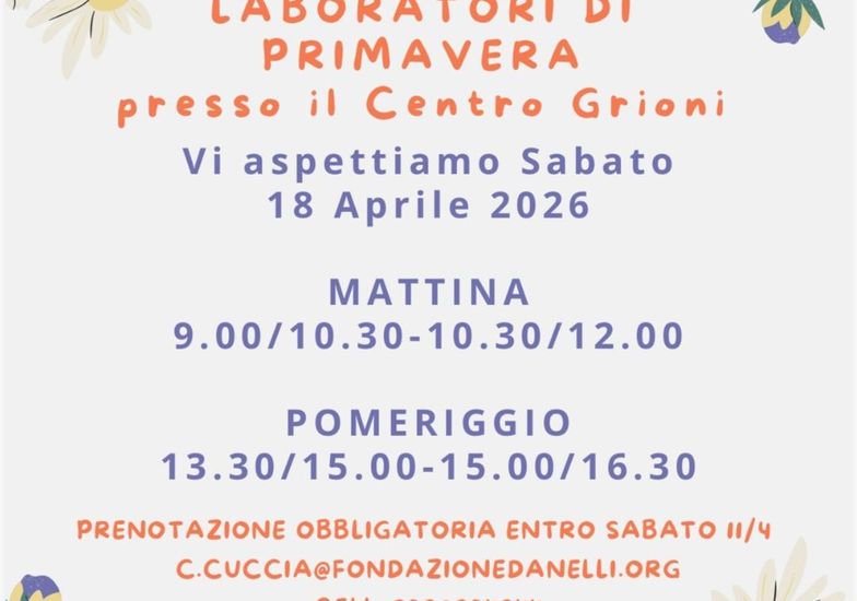 Immagine evento Laboratorio di primavera