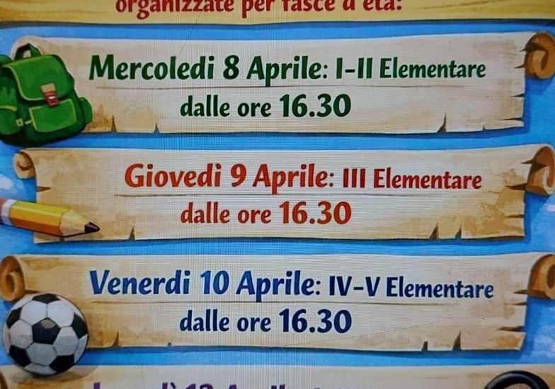 Immagine evento Iscrizioni al grest a San Bernardo