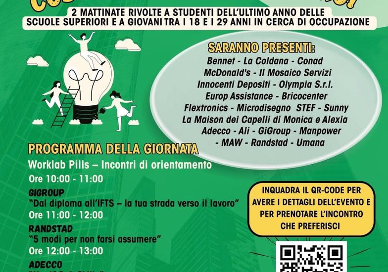 Immagine evento Costruisci il tuo futuro
