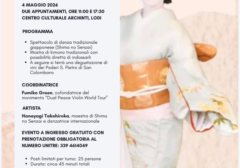 Immagine evento Il Giappone da vivere tra danza e tradizione