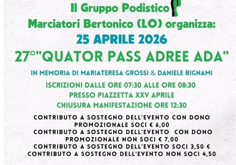 Immagine evento Una camminata per ricordare