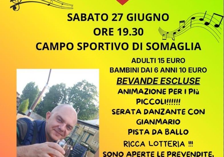 Immagine evento Una festa benefica in ricordo di Mauro