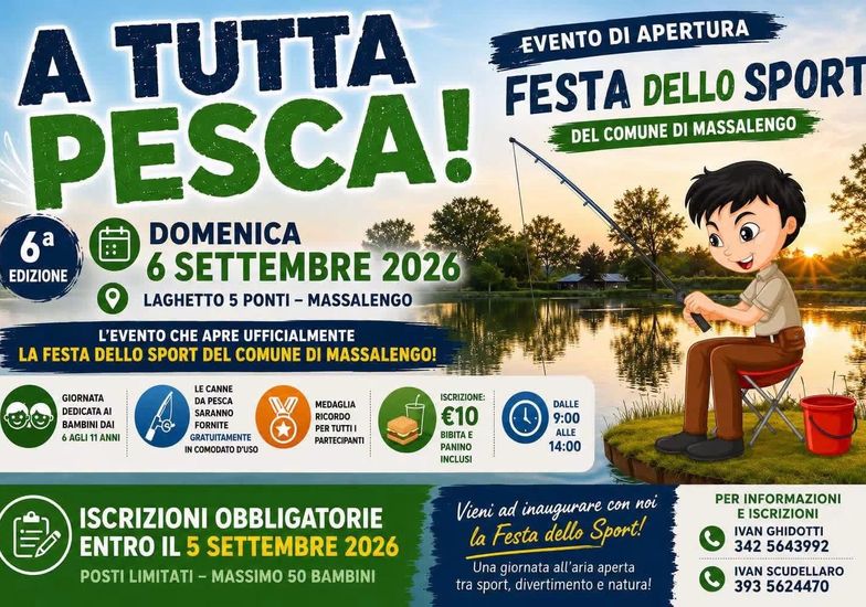 Immagine evento A tutta pesca al Laghetto 5 ponti