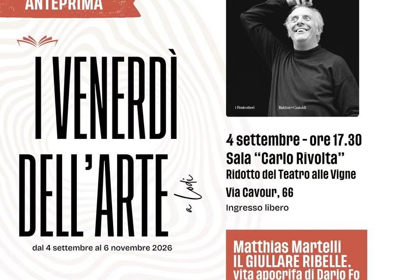 Immagine evento I venerdì dell'arte