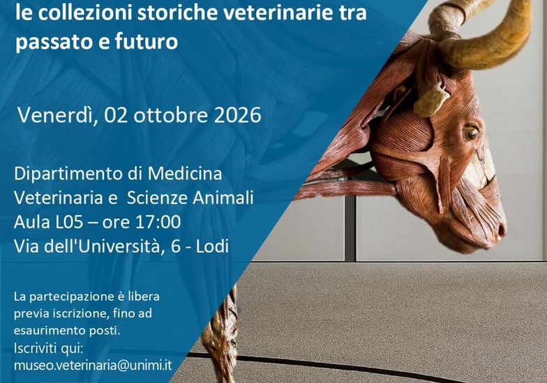 Immagine evento Conferenza aperta a tutti all'università di veterinaria