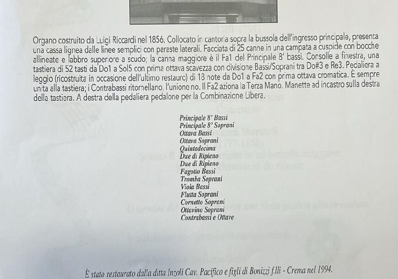Immagine evento Il concerto d'organo chiude la sagra di Montanaso