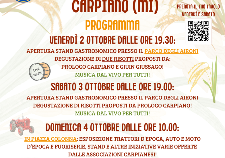 Immagine evento La Festa del riso