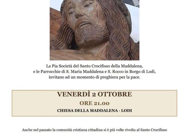 Immagine evento Momento di preghiera per la pace