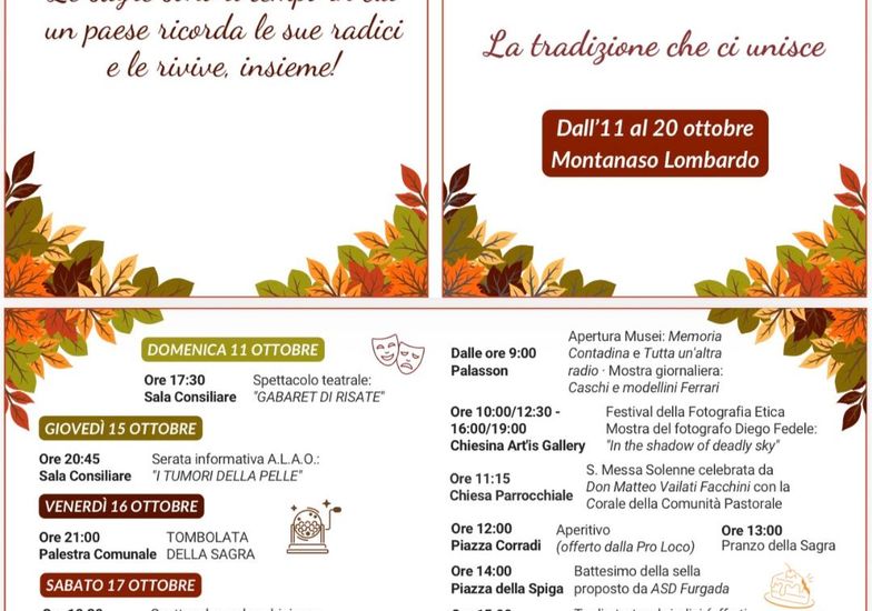 Immagine evento Tradizione e socialità alla festa patronale